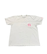 Chrome Hearts Pink Horseshoe Logo Tee White - Lightly Pre-Owned Size XL