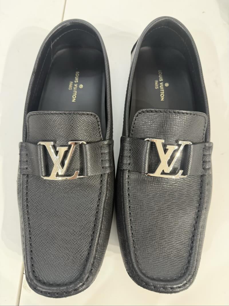 Louis Vuitton Monte Carlo Moccasin Black - Pre-Owned Size 8.5M