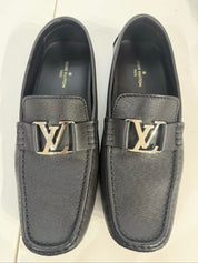 Louis Vuitton Monte Carlo Moccasin Black - Pre-Owned Size 8.5M