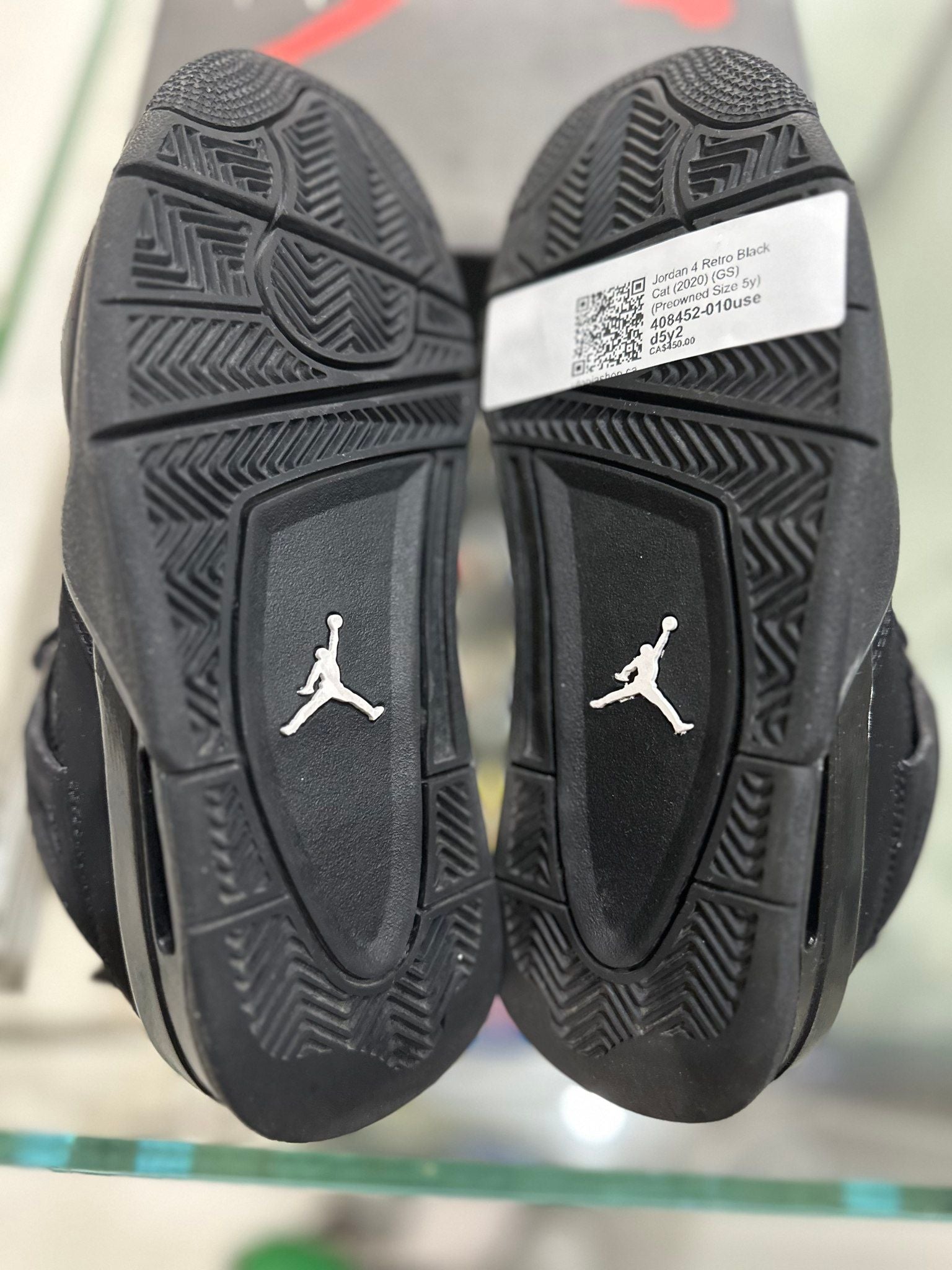 Jordan 4 Retro Black Cat (2020) (GS) - Pre-Owned Size 5Y