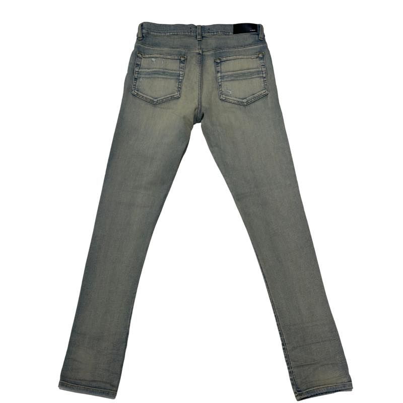 Amiri Boucle Thrash Jean Antique Indigo