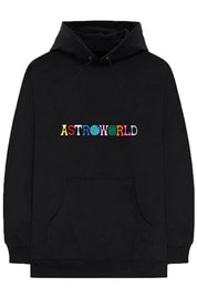 Travis Scott Astroworld Logo Hoodie Black - Pre-Owned Size L