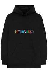 Travis Scott Astroworld Logo Hoodie Black - Pre-Owned Size L