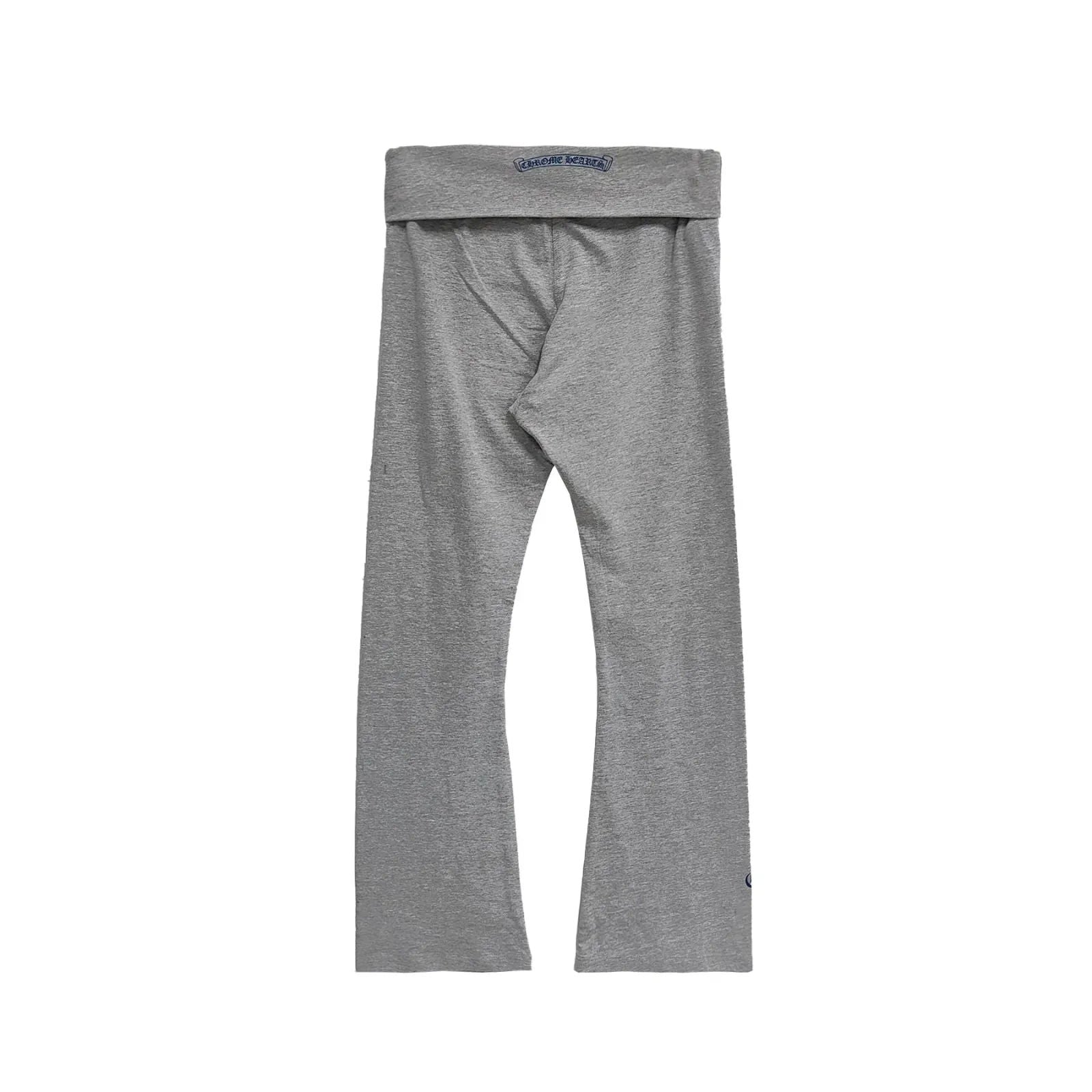Chrome Hearts Blind Spot Bell Bottom Yoga Pants Grey