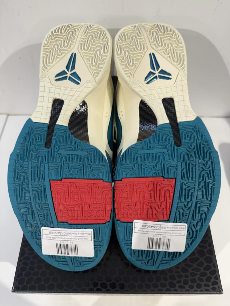Nike Kobe 5 Protro Caitlin Clark Coconut Milk Spruce - Worn Once Size 10.5