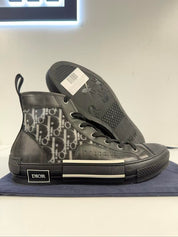 Dior B23 High Top Canvas Oblique Black - Lightly Pre-Owned Size 9