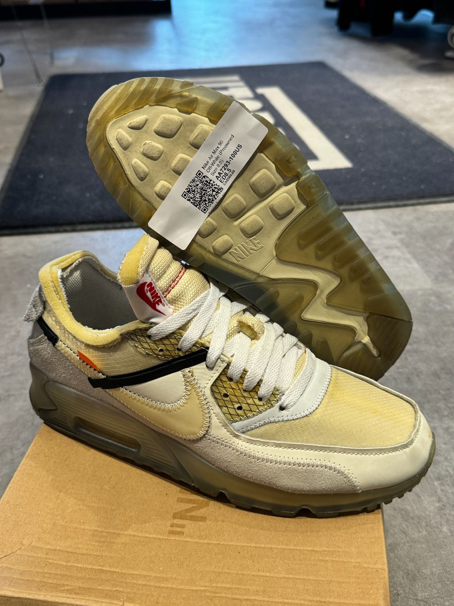 Nike Air Max 90 Off-White - Pre-Owned Size 8.5