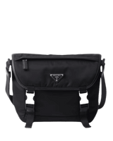Prada Re-Nylon Leather Trimmed Shoulder Bag (Worn Once) - Pre-Owned