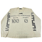 Hellstar Scoreboard L/S T-shirt White - Worn Once Size XL