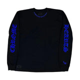 Chrome Hearts 1988 Blue Neck Logo L/S T-Shirt