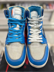 Jordan 1 Retro High Off-White University Blue - Pre-Owned Size 9 (No original box)