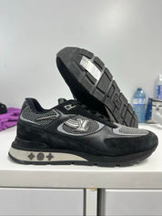 Louis Vuitton LV Runaway Sneaker Black Mesh - Pre-Owned Size 10.5 (No original box)