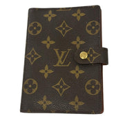 Louis Vuitton Small Ring Agenda Cover Brown - Pre-Owned