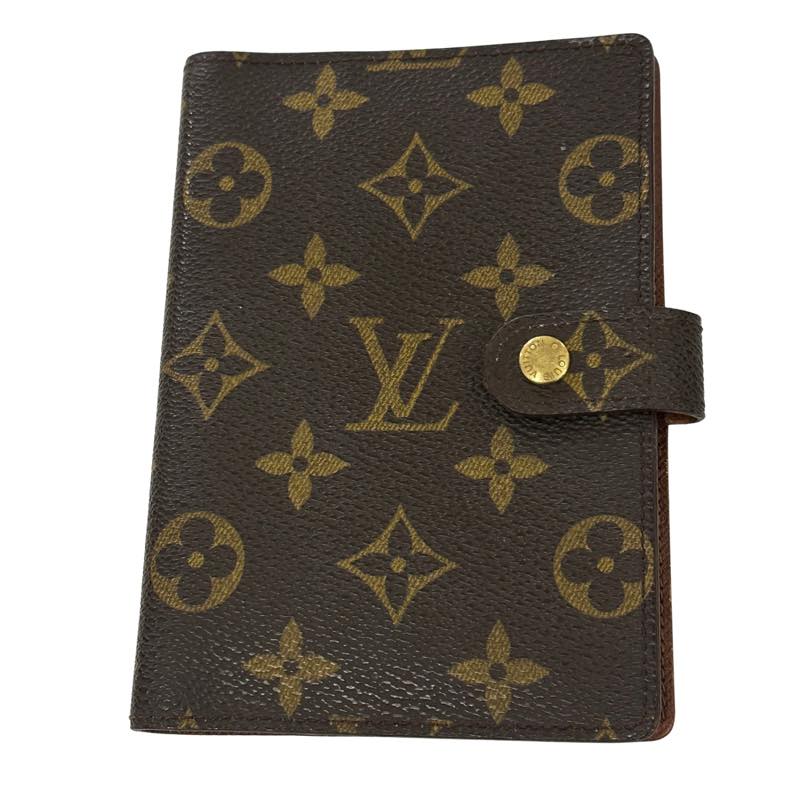 Louis Vuitton Small Ring Agenda Cover Brown - Pre-Owned
