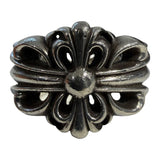 Chrome Hearts Double Floral Ring - Lightly Pre-Owned Size 10.5