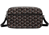 Goyard Cap Vert Crossbody Goyardine Black