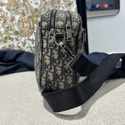 Dior Maxi Safari Bag with Strap Beige Oblique - Lightly Used