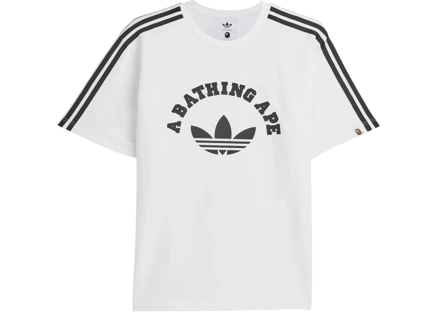 BAPE x adidas Tee White/Black