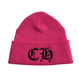 Chrome Hearts CH Embroidered Logo Beanie Pink - Worn Once