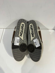 Louis Vuitton LV Trainer Moka Brown Monogram Flower - Pre-Owned Size 11 (No original box)
