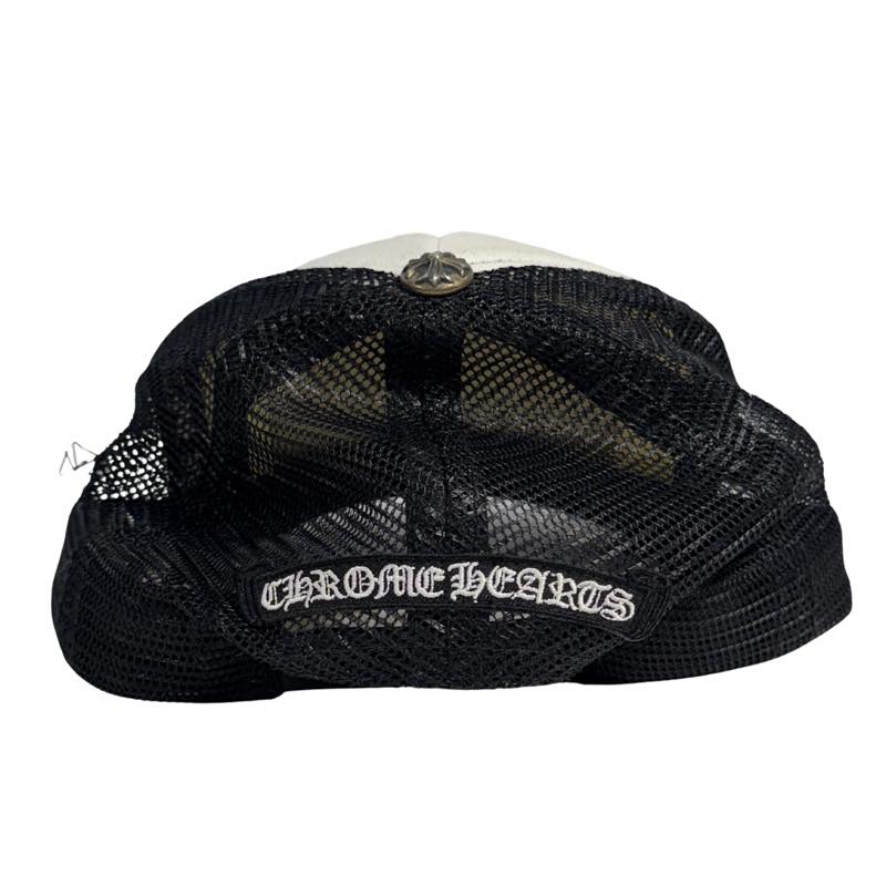 Chrome Hearts Chomper Hollywood Trucker Hat Black/White - Lightly Pre-Owned