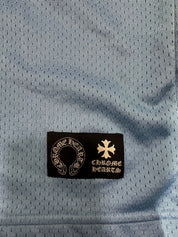 Chrome Hearts Sports Mesh L/S Jersey Sky Blue - Lightly Used Size M