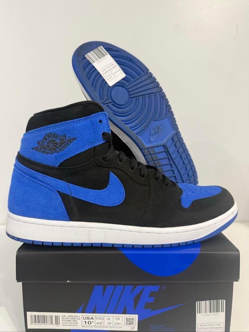 Jordan 1 Retro High OG Royal Reimagined - Pre-Owned Size 10.5