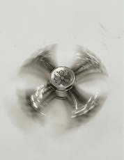Chrome Hearts Silver Fidget Spinner - Gently Used