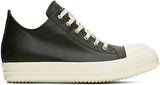 Rick Owens Ramone Leather Sneakers Forest/Milk