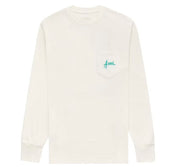 Aime Leon Dore Tulips Long-Sleeve Graphic Tee White
