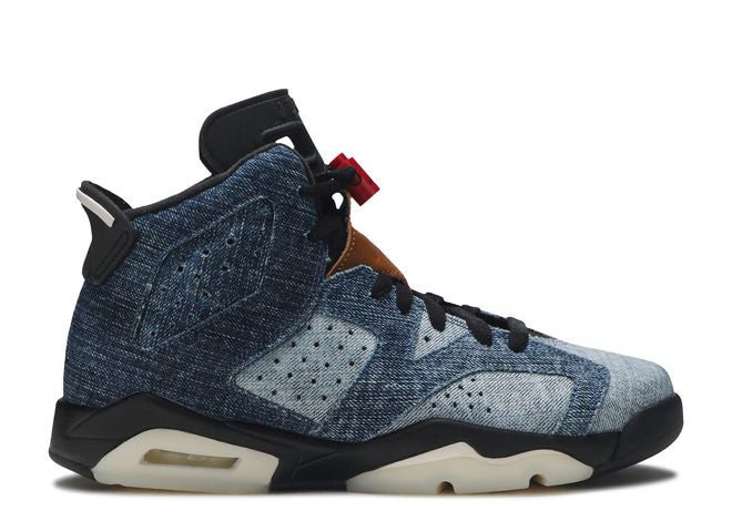 Jordan 6 Retro Washed Denim (GS) - Pre-Owned Size 4.5Y
