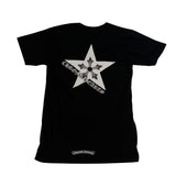 Vintage Chrome Hearts Star Logo T-Shirt Black