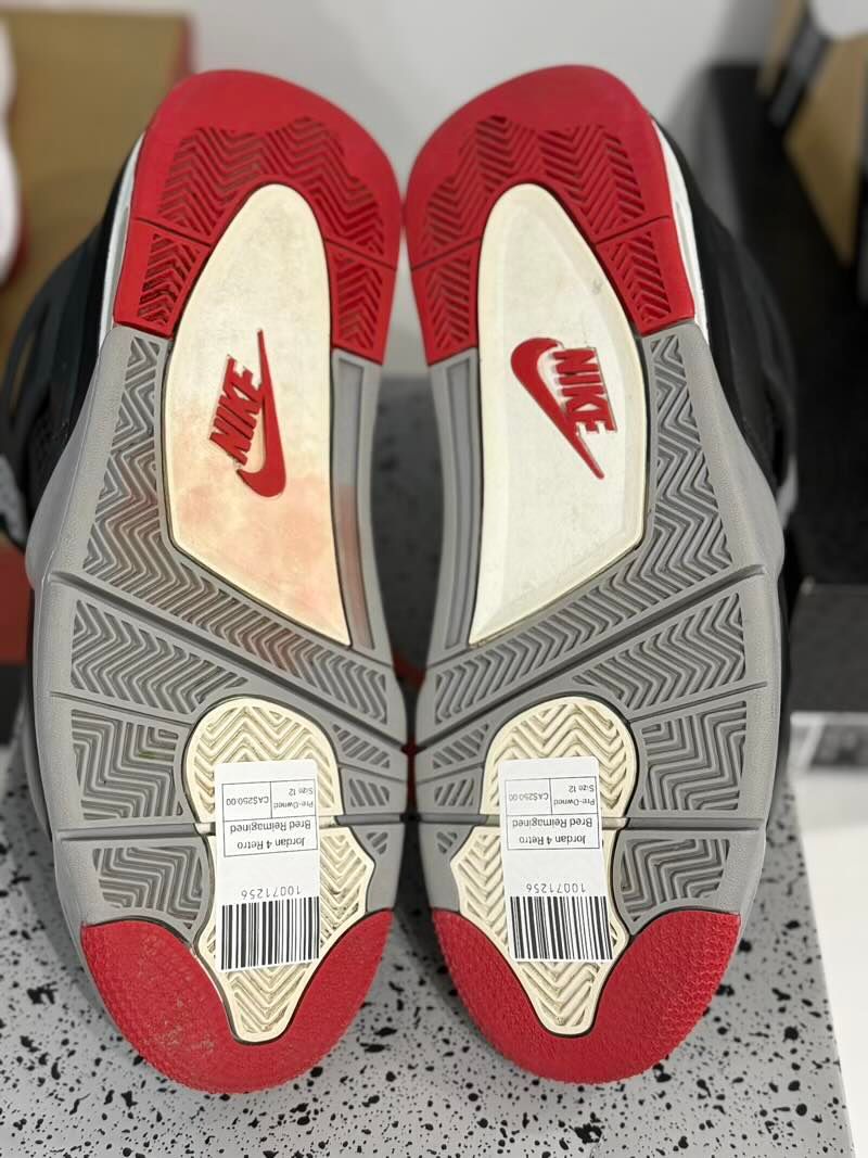 Jordan 4 Retro Bred Reimagined - Pre-Owned Size 12
