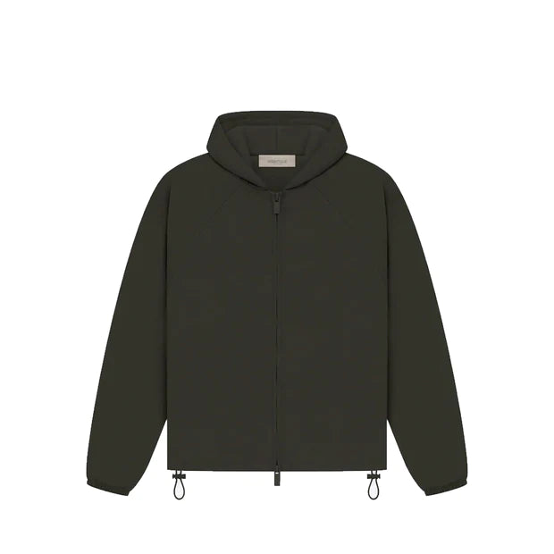 Fear of God Essentials Kids Full-Zip Jacket (SS23) Off Black