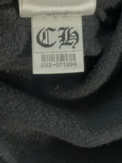 Chrome Hearts Floral Horseshoe Logo Zip Up Hoodie Black - Pre-Owned Size XL