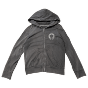 Chrome Hearts Friends and Family Exclusive Shoulder Floral Zip-Up Hoodie Grey (S, fits M) - Pre-Owned