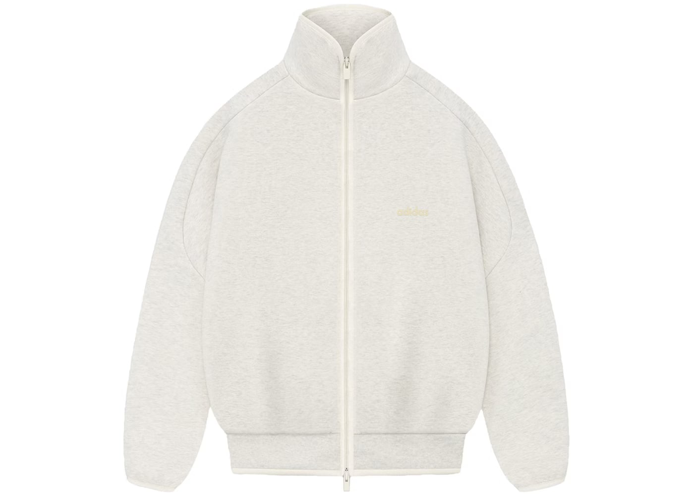 Fear of God Athletics Heavy Fleece Track Jacket Oatmeal Heather