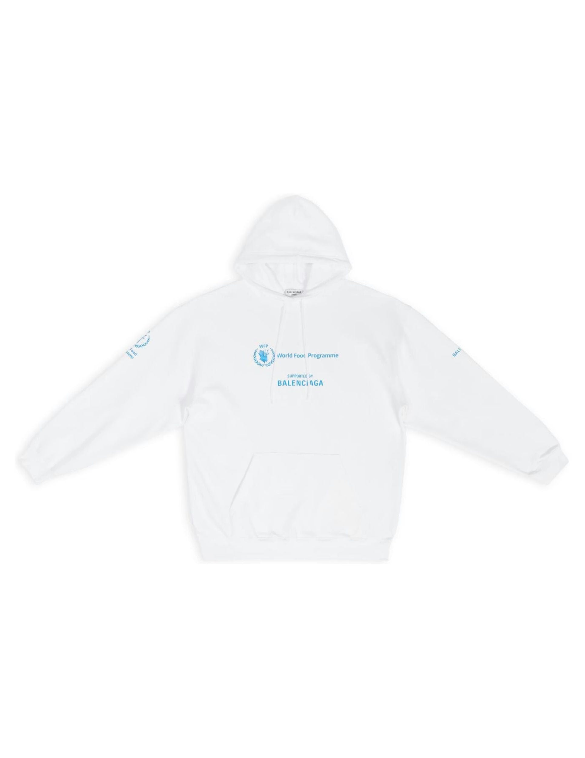 Balenciaga World Food Programme Hoodie White