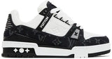 Louis Vuitton LV Trainer White Black - Pre-Owned Size 10 (No original box)