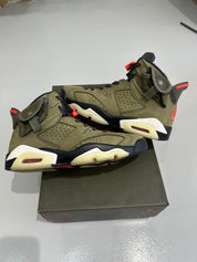 Jordan 6 Retro Travis Scott (Preowned Size 8) - Pre-Owned