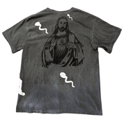 Travis Scott Astroworld Stop Tryna Be God Reversible Tee Grey (Lightly Preowned Size L) - Pre-Owned Size L