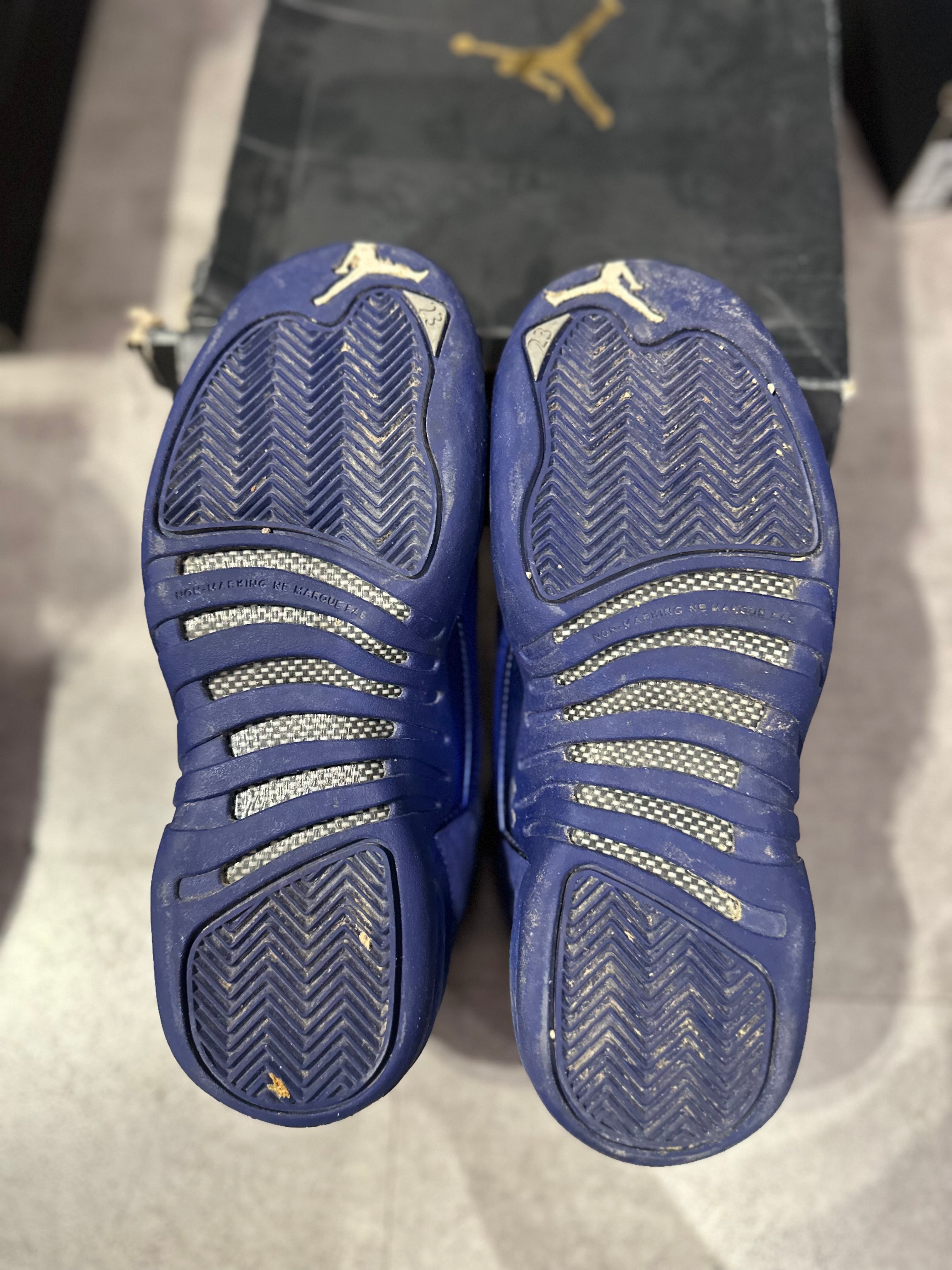Jordan 12 Retro Deep Royal Blue (GS) (Preowned) - Pre-Owned