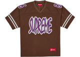 Supreme Reflective Football Jersey Brown