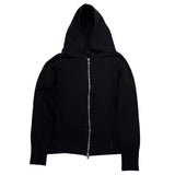 Chrome Hearts Cross Patch Zip-Up Hoodie Black - Pre-Owned Size S