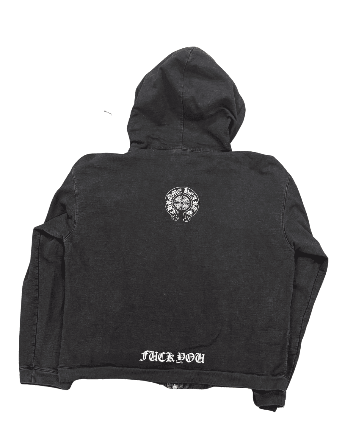 Chrome Hearts Vintage Vine Dagger Zip-Up Hoodie Black - Pre-Owned Size S