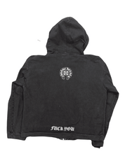 Chrome Hearts Vintage Vine Dagger Zip-Up Hoodie Black - Pre-Owned Size S