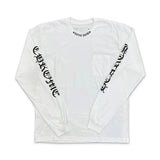 Chrome Hearts Love You Neck Logo Letters Sleeve L/S T-Shirt White