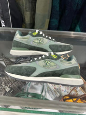 Louis Vuitton LV Runaway Sneaker Green Mesh - Pre-Owned Size 10 (No original box)