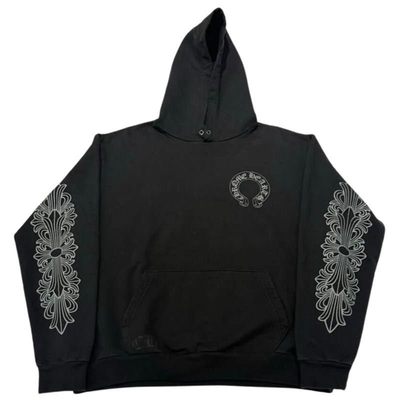 Chrome Hearts Friends & Family Hoodie Grey - Lightly Used Size L