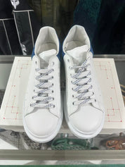 Alexander McQueen Oversized Sneaker White Paris Blue - Gently Pre-Owned Size 10